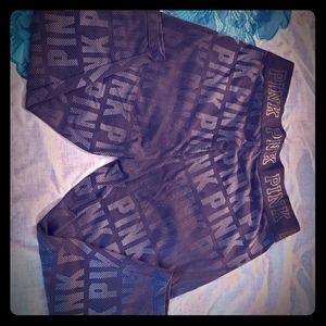 VS Pink Ultimate Crop Leggings